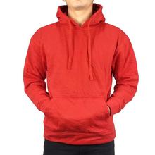 Men Plain Winter Hoodie (Red)