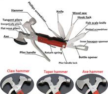Hand Tool Multi-function Safety Hammer Combination Pliers Knife Axe Screwdriver Multitools