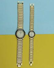 White Dial Analog Set Of Watch For Couple