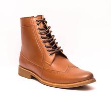 Kapadaa: Caliber Shoes Leather Tan Brown Lace Up Formal Shoes For Men – ( P 514 L )