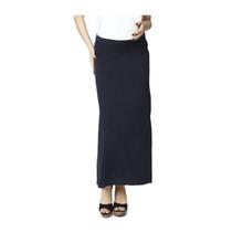 Nine Maternity Comfy Jersey Skirt In Navy 3065