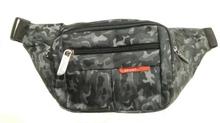 Camouflage Waist Bag - Black/Grey