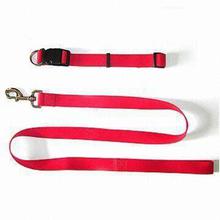 Nylon Adjustable Dog Collar with Leash (DB-8)