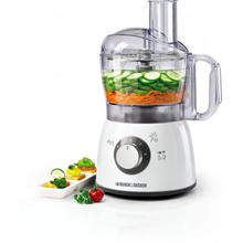 Black & Decker FX400-B5 400W 18 Functions Food Processor - White Mixer and Food Processor