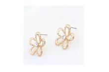 Flower Shaped Stud Earrings