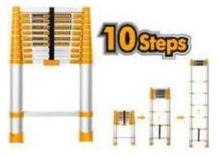 Ingco  10 Steps Telescopic Ladder HLAD080101 





					Write a Review
