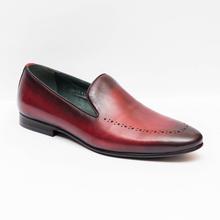 Gallant Gears Wine Red Slip on Formal Leather Shoes For Men - (139-24)