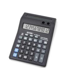 Dual screen Collin Electronic calculator with insert pen- JL-8585-12-Black  