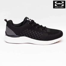 Caliber Shoes Black Lace Up Casual Shoes For Men  -0465-BLKWHT