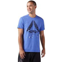 Reebok Light Blue Speedwick Graphic T-Shirt For Men - CF8038