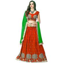 Krishav Enterprise Exclusive Embroidered Lahenga Choli and