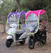 Style Eva Windproof And Waterproof Bike And Scooter Canopy Umbrella Multicolour