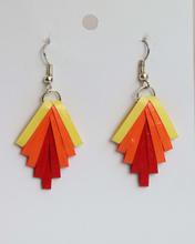 Multicolor Handmade Paper Earrings For Women