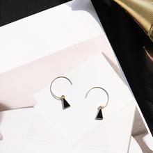 Minimalist Geometric Mini Triangle Stud Earrings