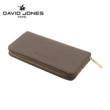 David Jones Pure Leather Grey Women's Wallet