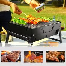 BBQ Portable Charcoal Grill Fold Barbecue Stove Table for Outdoor Camping