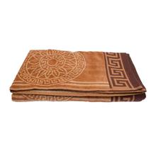 Zig Zag 70 x 145 cm Bath Towel (Brown)