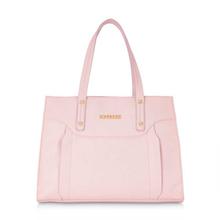 Caprese Gilda Satchel Medium (E) Soft Pink Handbags For Women