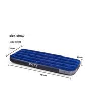 Premium Intex Inflatable Air Bed Single Mattress With Electric Air Pump