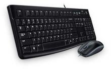 Logitech Desktop MK120 USB Mouse & Keyboard Combo - Black