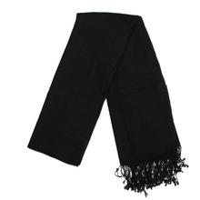 Solid Mix Pashmina Tasseled Scarf - Unisex