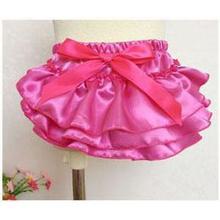 Baby Girl Ruffle Bloomers Diaper Covers Baby Shorts Satin Panties