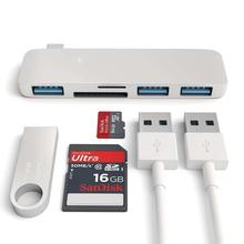 Type-C Pass Through USB Hub With USB-C Charging Port