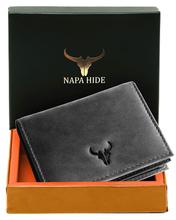 NAPA HIDE® by WildHorn Nepal Genuine Leather RFID Protected Cardholder for Men( NPH Grey Hunter )