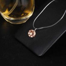 Crystal Necklace Pendant Female Short Gold Chain Necklace