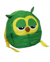 Emerald Green/Yellow Owl Designed Bag for Kids