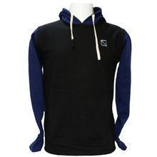 BASTRA Men's Crew Neck Hoodies (HoHfBlBu101) - Black & Blue