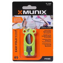 Munix FL-1243 Foldable Scissors, For Cutting Paper, Threads, Sachets, Ribbons