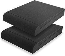 2Pcs Speaker Isolation Pad Sponge Acoustic Isolation Mat Foam Pad For Studio Monitor