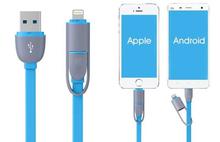 2 In 1 USB Data Cable for Android and iPhone