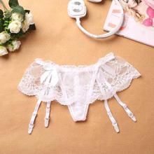 Sexy Women Wedding Garter High Quality Garter Belt For Stockings Ladies Underwear Hot Sale Transparent Lace Garter Panty