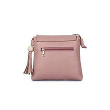 GLOSSY PU Sling Bag For Women - Pink