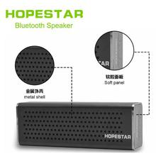 HOPESTAR  Aluminum Portable Bluetooth Speaker Hifi Wireless Soundbar Dual Bass Stereo subwoofer Support USB TF AUX FM