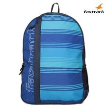 Fastrack Blue Striped Casual Backpack For Men - A0653NBL01