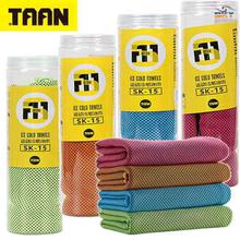 TAAN Ice Towel Quick Dry Cold Sense Dadminton Sports Towel Titness Running Light Sunscreen (Color Assorted)