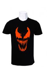 Wosa - Black Venom Printed Cotton T-Shirt For Men