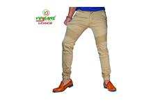 Virjeans Men’s Skinny Stretchable Cotton Slim Fit Pant Cream- (VJC 694)