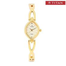Titan 2250YM08 Raga Jewelry Inspired Gold Tone Watch For Women- One Size