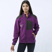 Everest Hardwear Purple Fleece Jacket for Women (With Fur Inside)