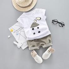 Cute Kid Baby Boy Cartoon House T-shirt Summer Clothing