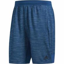 Adidas Marine Blue 4KRFT Sport Striped Heather Shorts For Men - DU1569