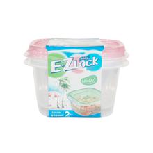 Lock And Lock Plastic Container-2 Pcs