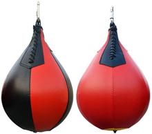 Boxing Speed Ball, Pu Speed Bag Boxing Punching Bag Swivel Speed Ball Exercise Fitness Training Ball(1Pcs,Black+Red)