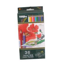 Tonghe Multicolored Wooden Water Color Pencils (36 Pieces)