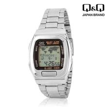 Q&Q Mmw1P311Y Silver Strap Digital Watch For Men