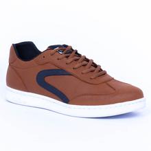 Kapadaa: Caliber Shoes Tan Brown Casual Lace Up Shoes For Men – (523 O)